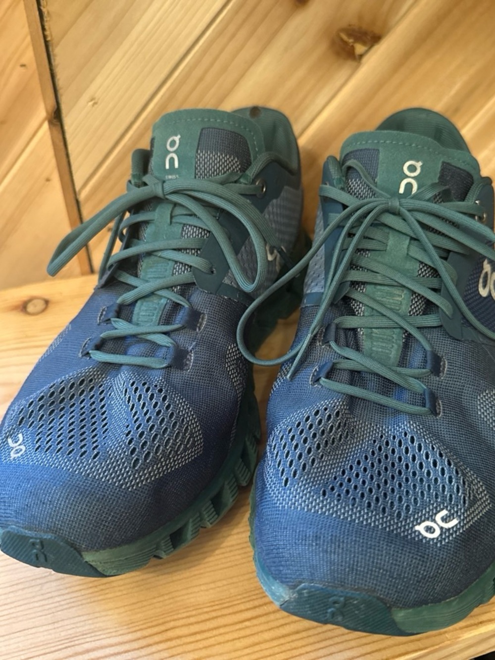 On Running Men's Trail Running Shoes - Blue/Teal